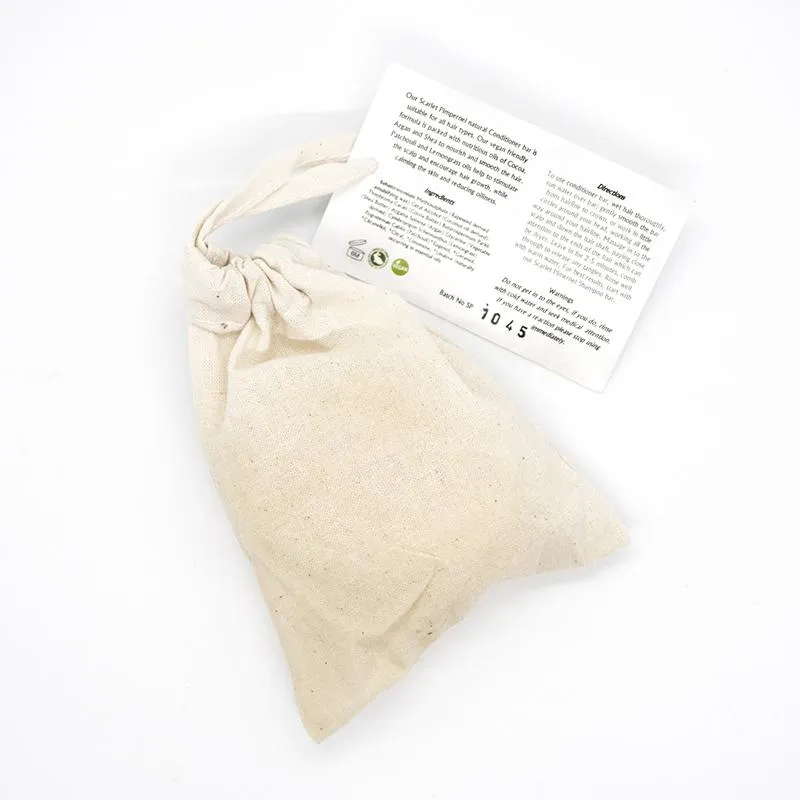 'Scarlet Pimpernel' - Organic Conditioner Bar - Patchouli & Lemongrass