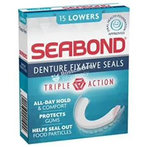 SEABOND Denture Fixative Seals (15 Lowers)