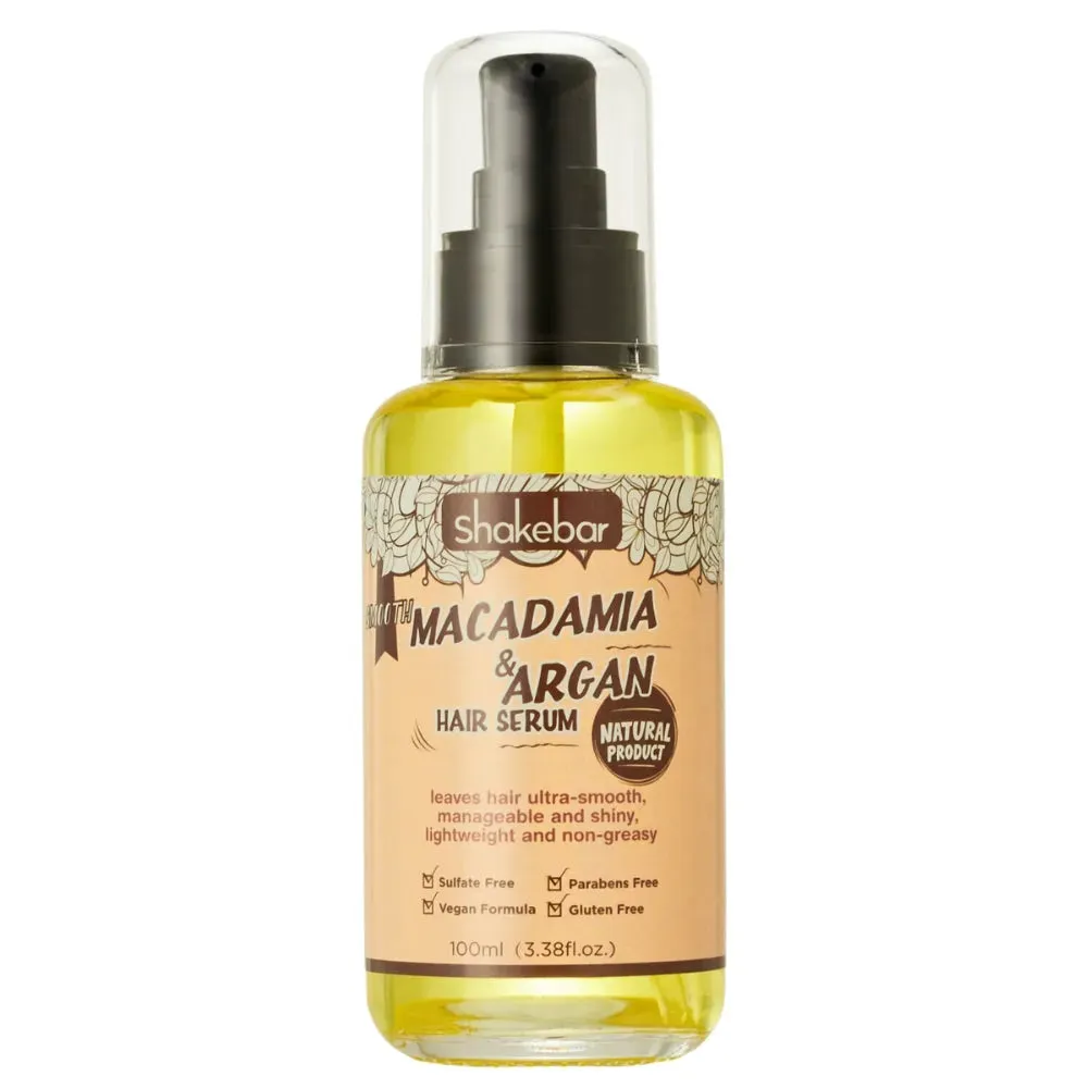 Shakebar Macadamia & Argan Oil moisturizing hair serum