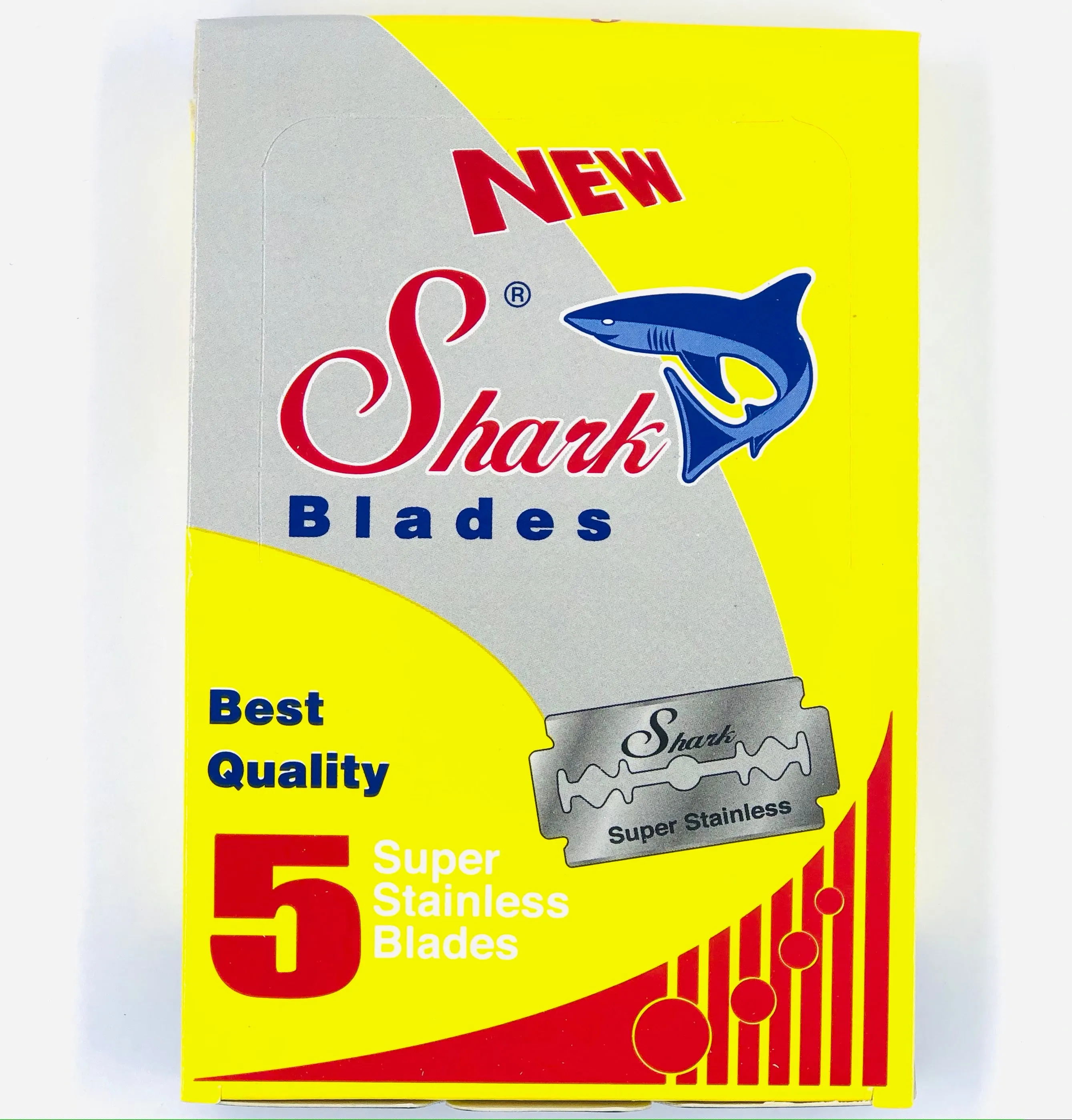 Shark Stainless Double Edge Safety Razor Blades, Pack of 100