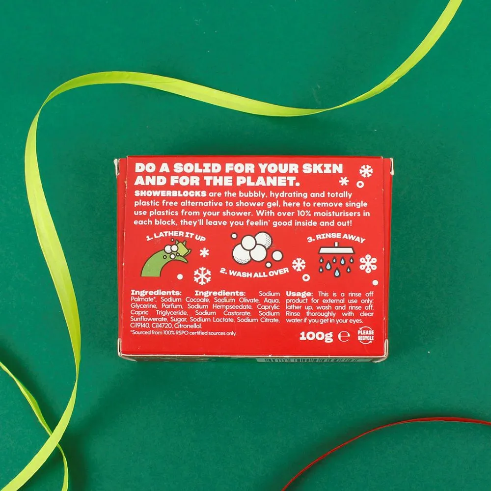 Shower Blocks Gel Bar - Christmas Tree