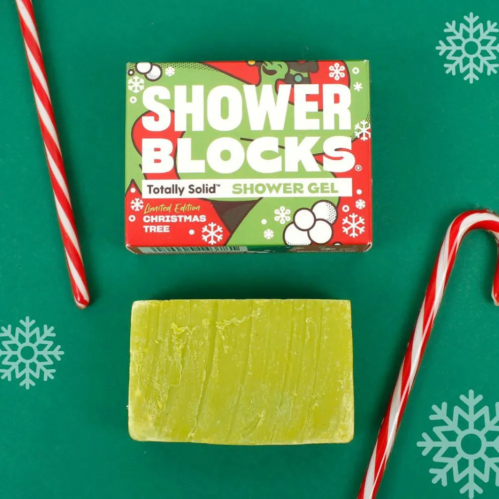 Shower Blocks Gel Bar - Christmas Tree