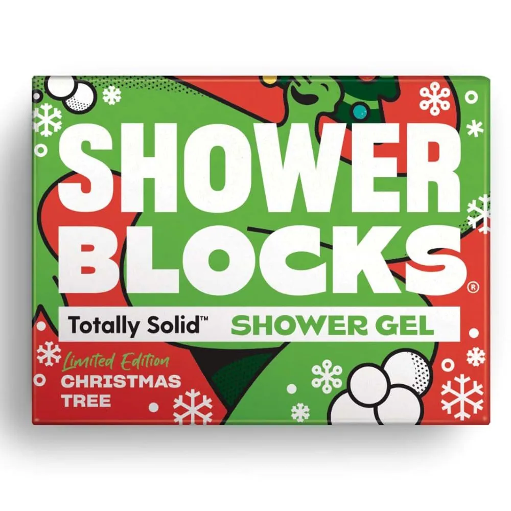 Shower Blocks Gel Bar - Christmas Tree
