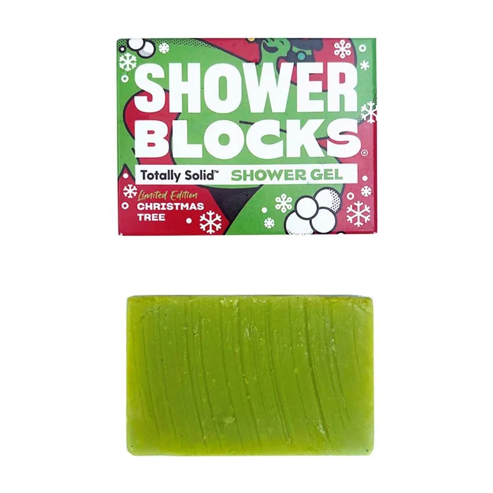 Shower Blocks Gel Bar - Christmas Tree