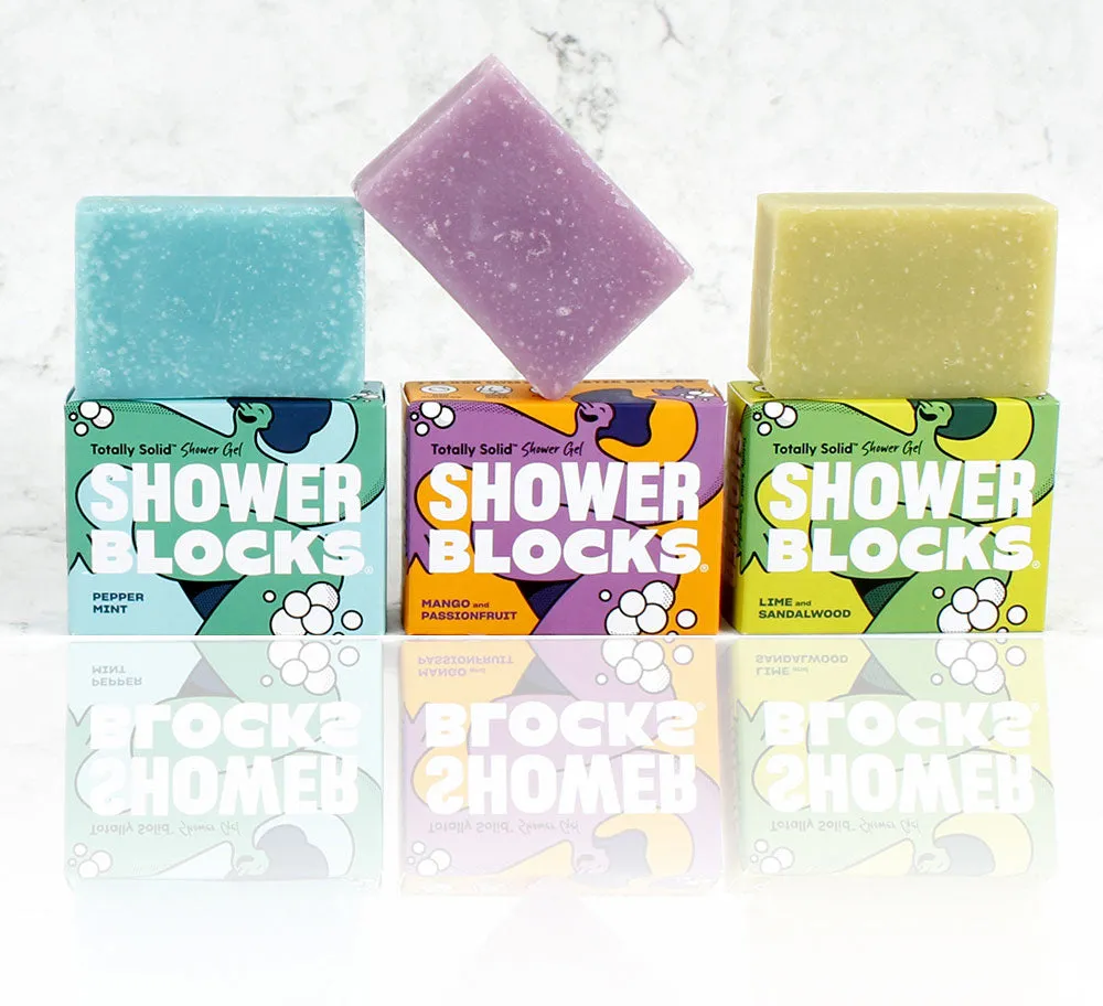 Shower Blocks Gel Bar - Mango & Passionfruit