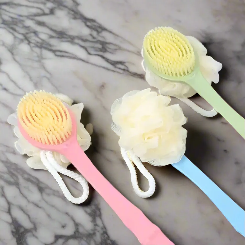 Shower Brush Back Scrubber Back Sponge
