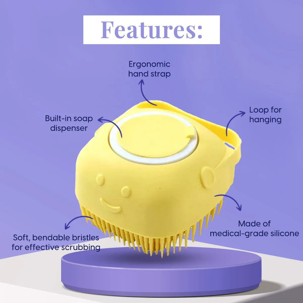 Silicone Bath Scrubber