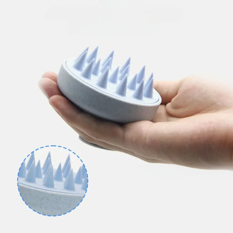 Silicone Head Scalp Massager Brush Comb Hair Shampoo Washing Comb Body Massage Bath Shower Brush Hair Care Tool