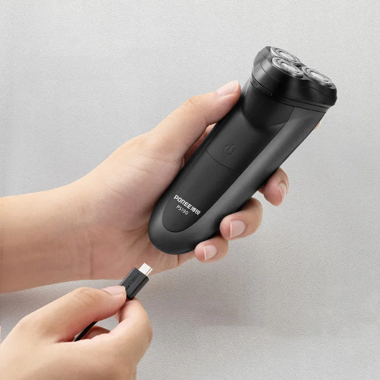 Smart Electric Shaver with Self-Cleaning Feature