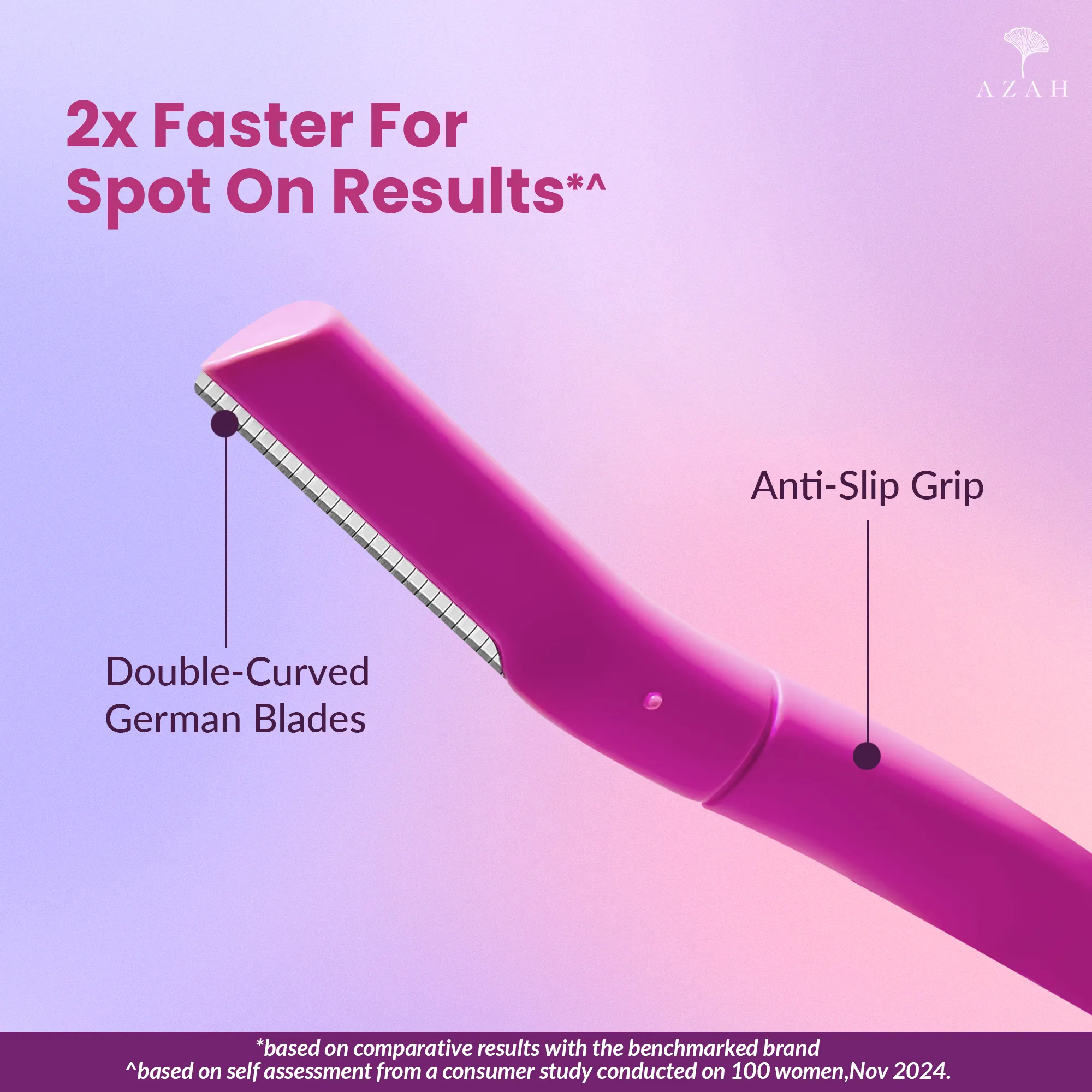 Smooth Moves Face Razor For Women | Instant & Painless | Pack Of 3