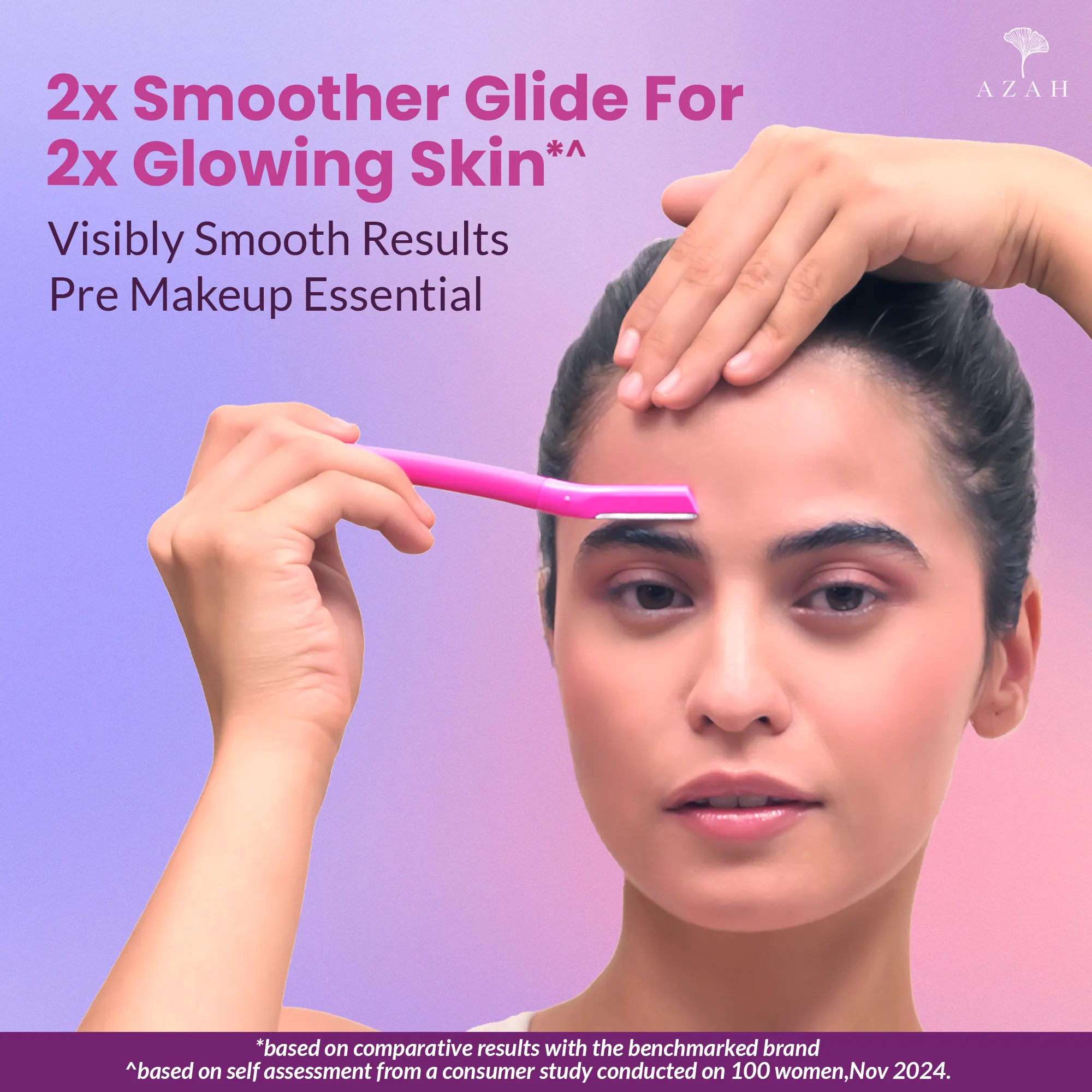 Smooth Moves Face Razor For Women | Instant & Painless | Pack Of 3