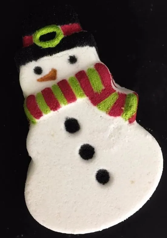 Snowman w/ Scarf - DB Bath Bomb Moulds