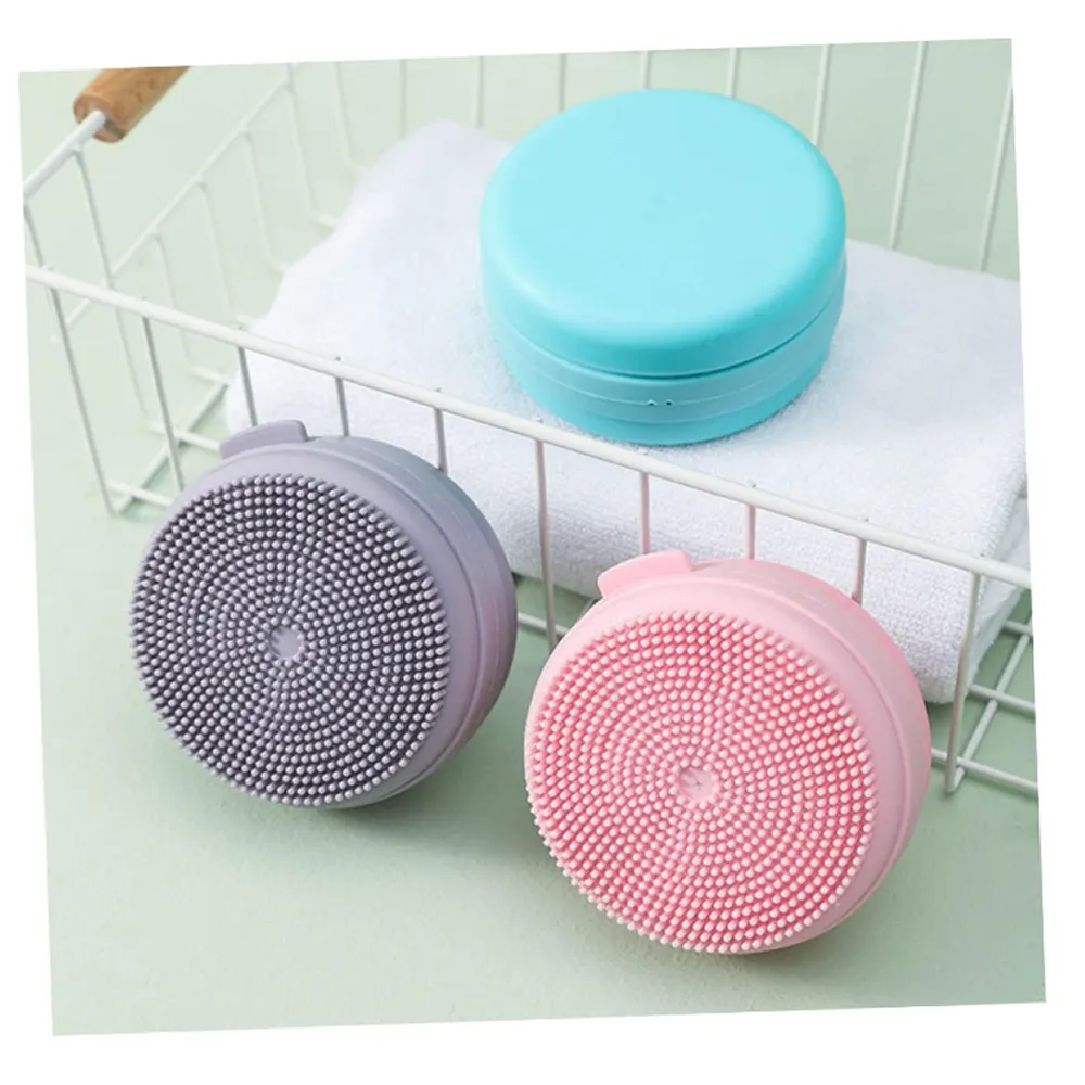 Soft Brush Silicone Body Bath Scrubber F49-8-1047