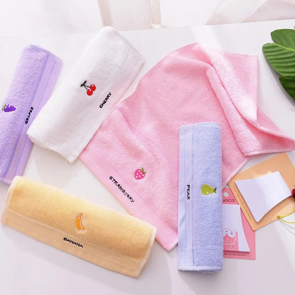 Soft Cotton Cartoon Fruit Baby Bath Towel