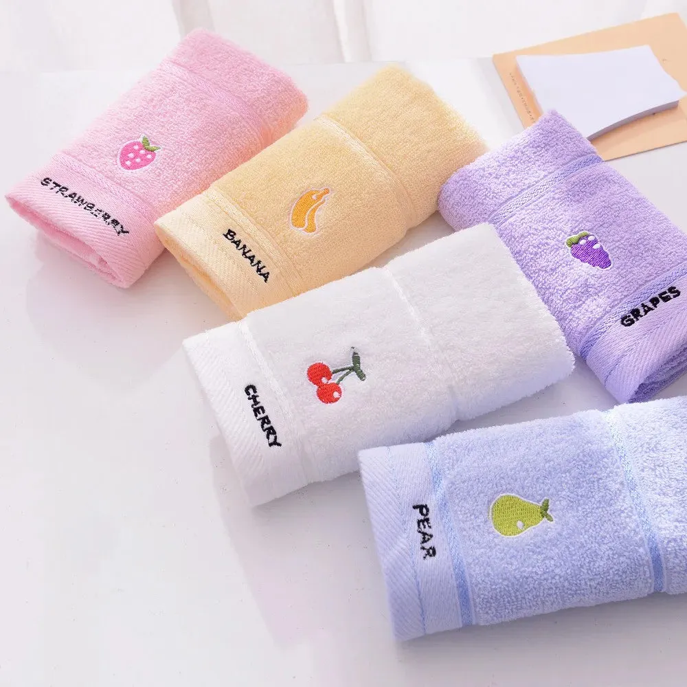 Soft Cotton Cartoon Fruit Baby Bath Towel