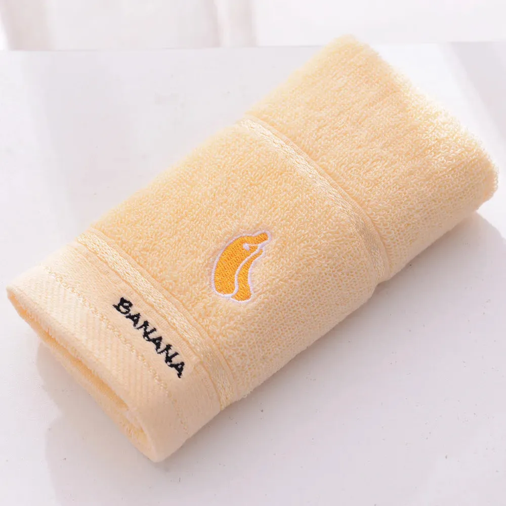 Soft Cotton Cartoon Fruit Baby Bath Towel