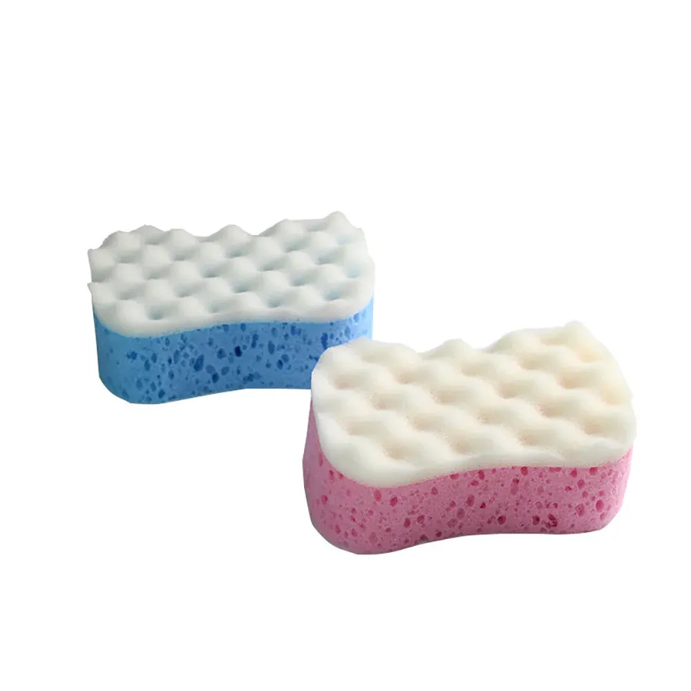Soft Shower Sponge for Bathing: Body Scrubber, Massager, Exfoliating Bath Bubble Balls, Wash Cloth, Skin Care Bathing Accessories