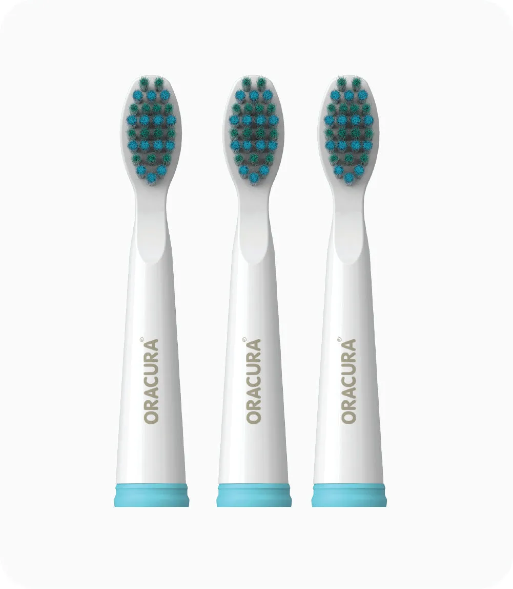 Sonic Lite Electric Toothbrush Heads For SB100 & SB200 (Pack of 3 Brush Heads)