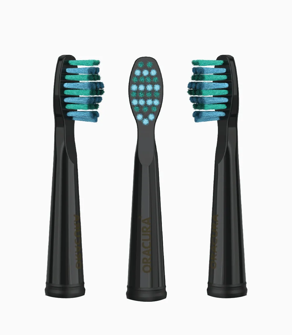 Sonic Lite Electric Toothbrush Heads For SB100 & SB200 (Pack of 3 Brush Heads)