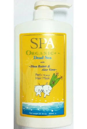Spa Organic Dead Sea Mineral Hair Mask With Shea Butter And Aloe Vera 800ml