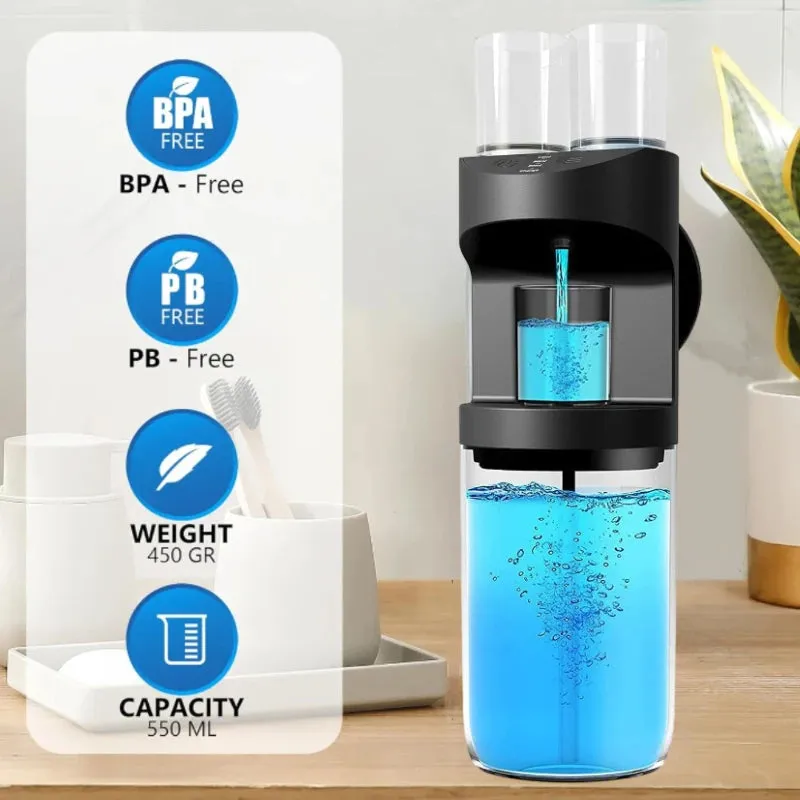 SparkleSmile™ 550ml Mouthwash Dispenser