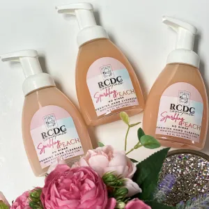 Sparkling Peach ~ No Rinse Foaming Hand Wash Cleans Hands Without The Use Of Water!