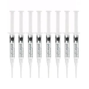 SPECIAL BUY: 8Pk PolaNIGHT 16% Carbamide Peroxide Teeth Whitening Gels Bleach Refills