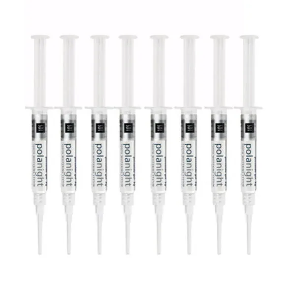 SPECIAL BUY: 8Pk PolaNIGHT 16% Carbamide Peroxide Teeth Whitening Gels Bleach Refills