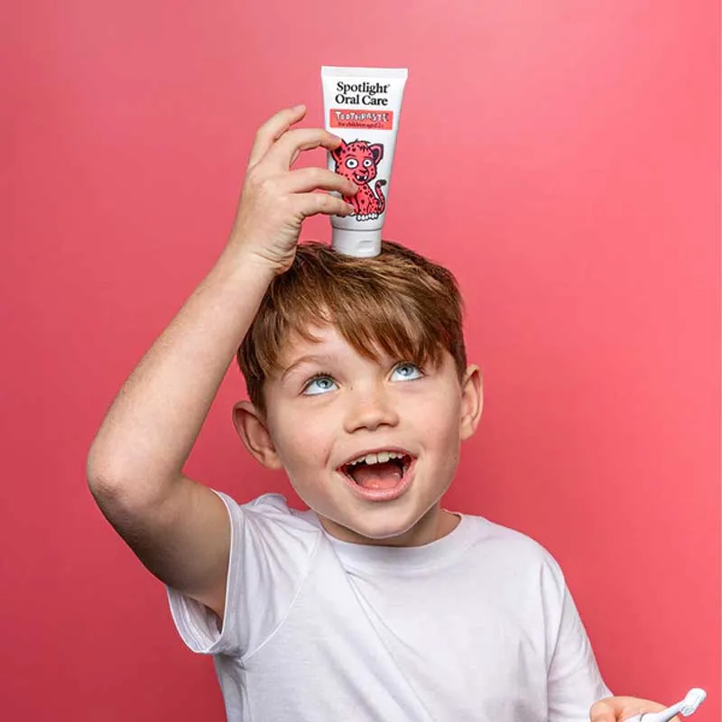 Spotlight Oral Care Kids Cheetah Strawberry Toothpaste