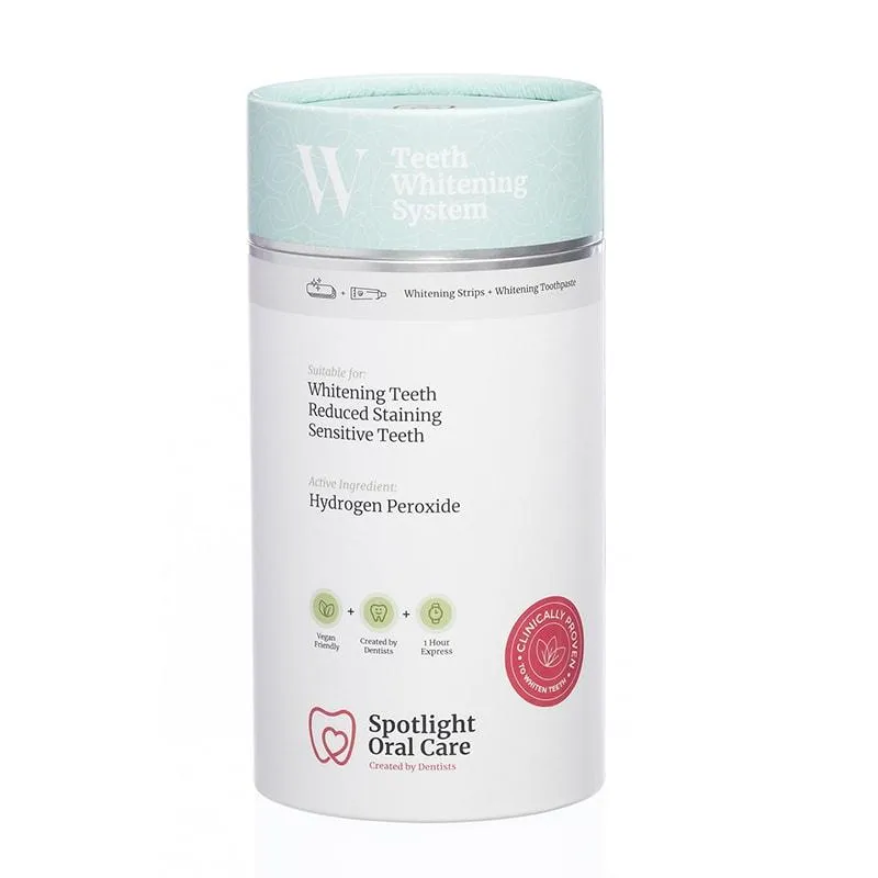 Spotlight Oral Care Teeth Whitening Strips   Toothpaste