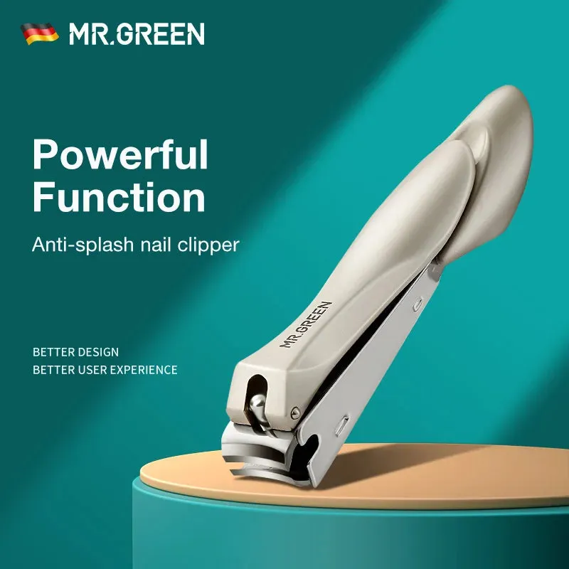 Stainless Steel Anti-Splash Nail Clippers - Bionics Design
