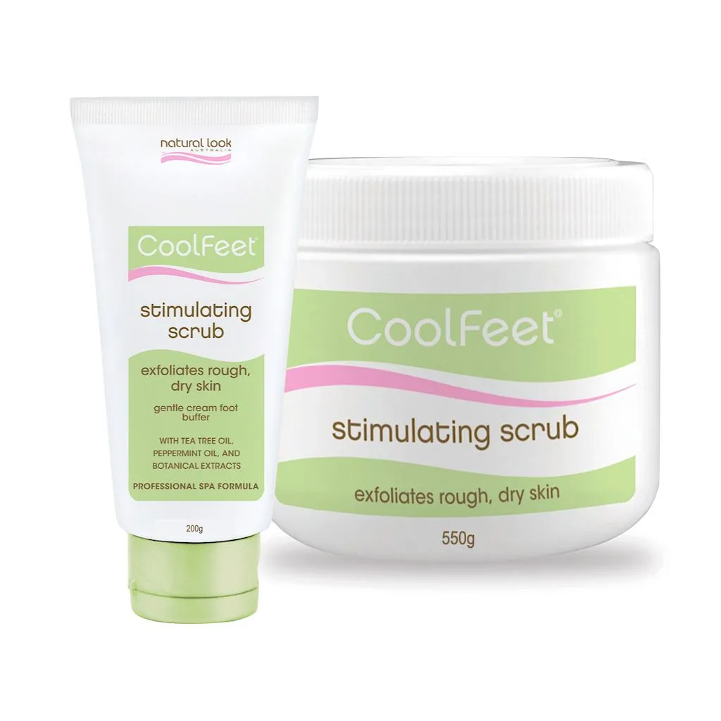 Stimulating Scrub ~ Cool Feet ~ Natural Look