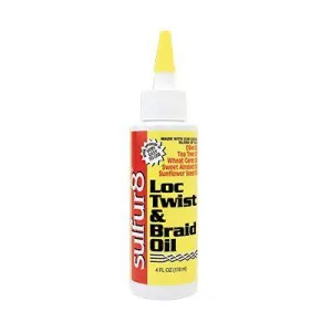 Sulfur 8 Lock, Twist & Braid Oil (4oz)