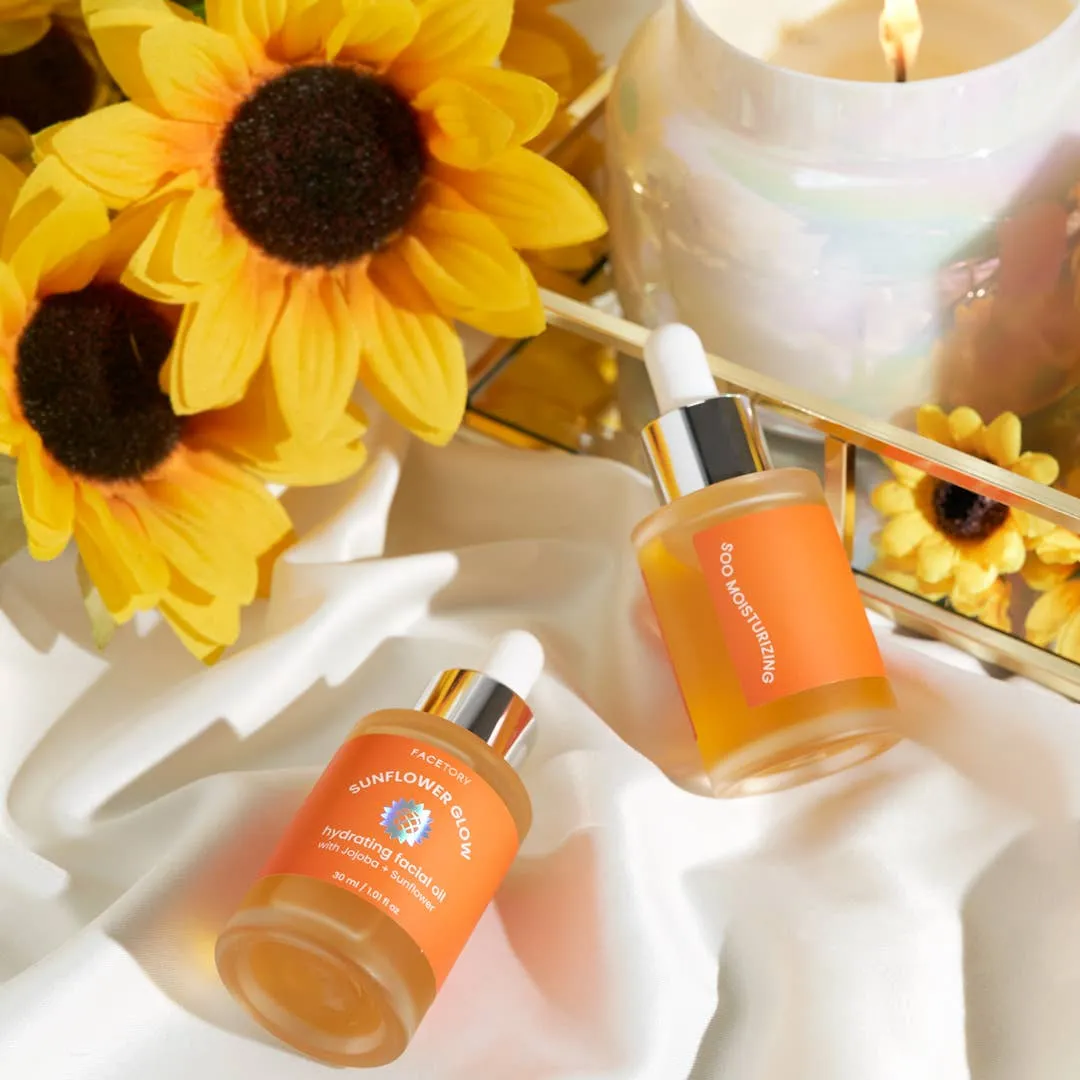 Sunflower Glow Facial Oil with Jojoba Oil