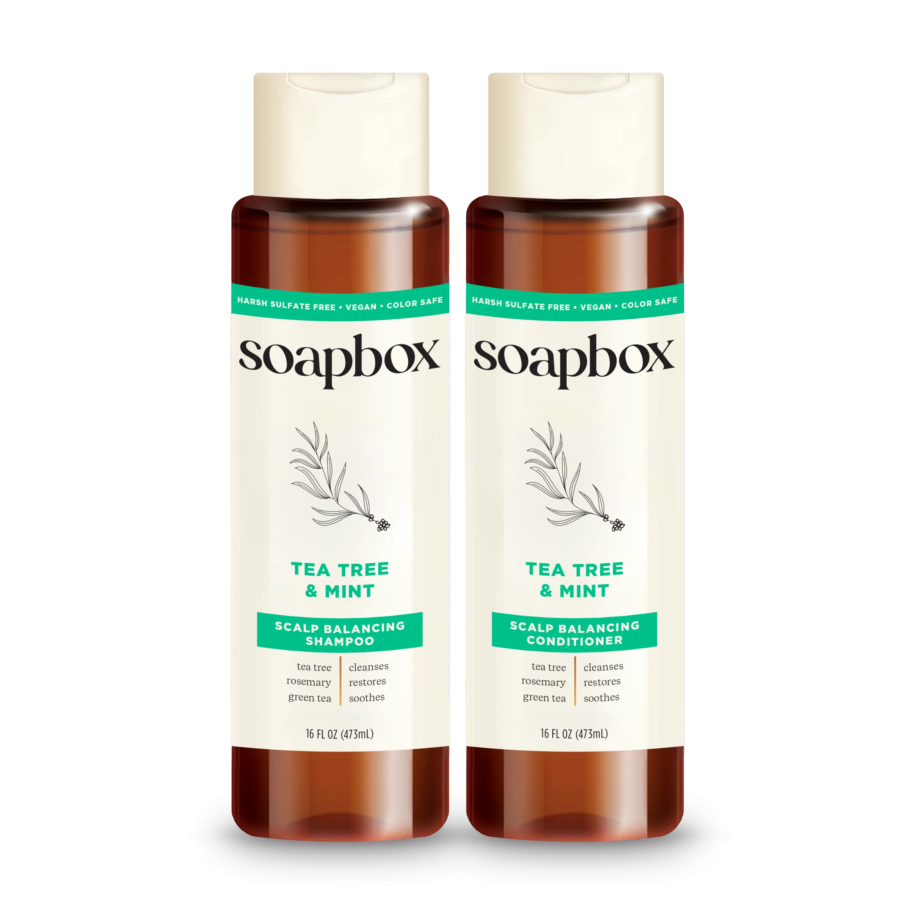 Tea Tree & Mint Scalp Balancing Shampoo   Conditioner Set