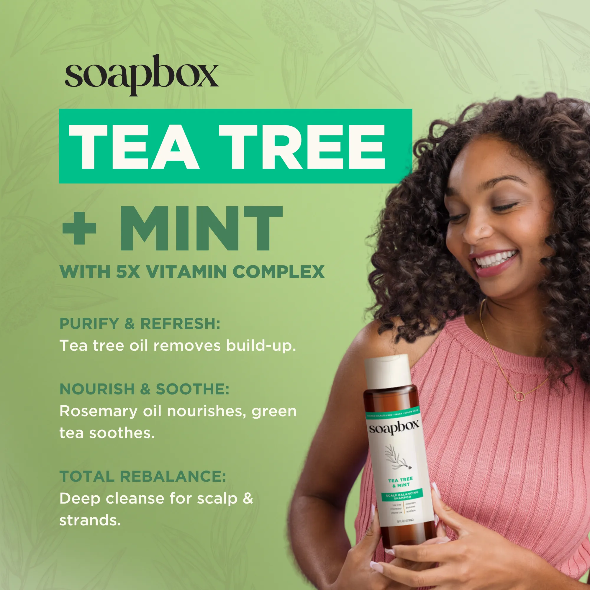 Tea Tree & Mint Scalp Balancing Shampoo   Conditioner Set
