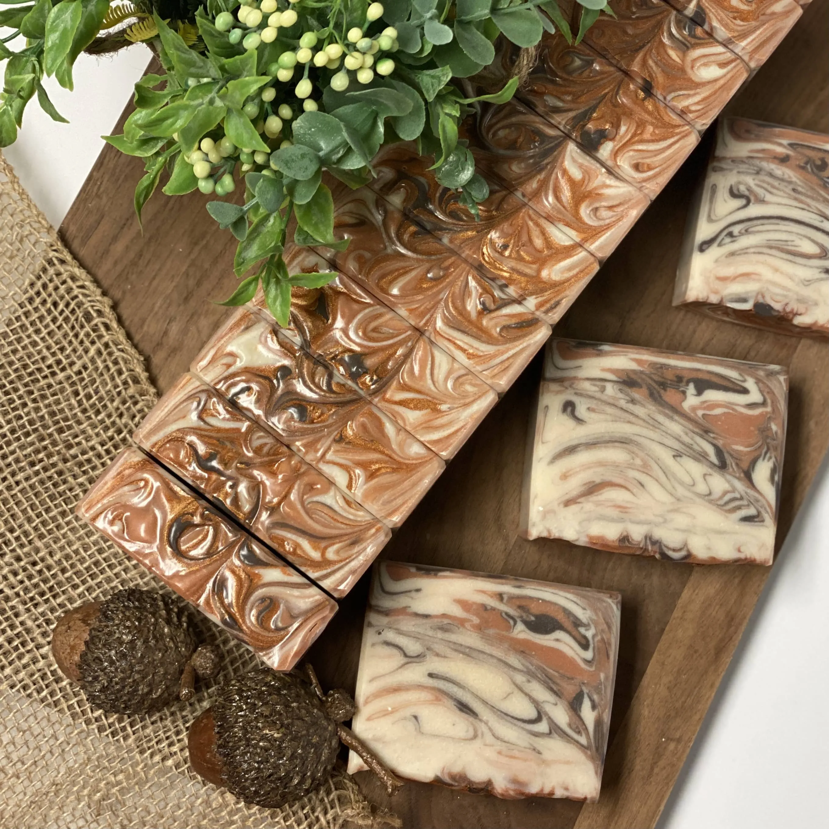Teakwood ~ Handmade Cold Process Goat's Milk Bar Soap (For Him)