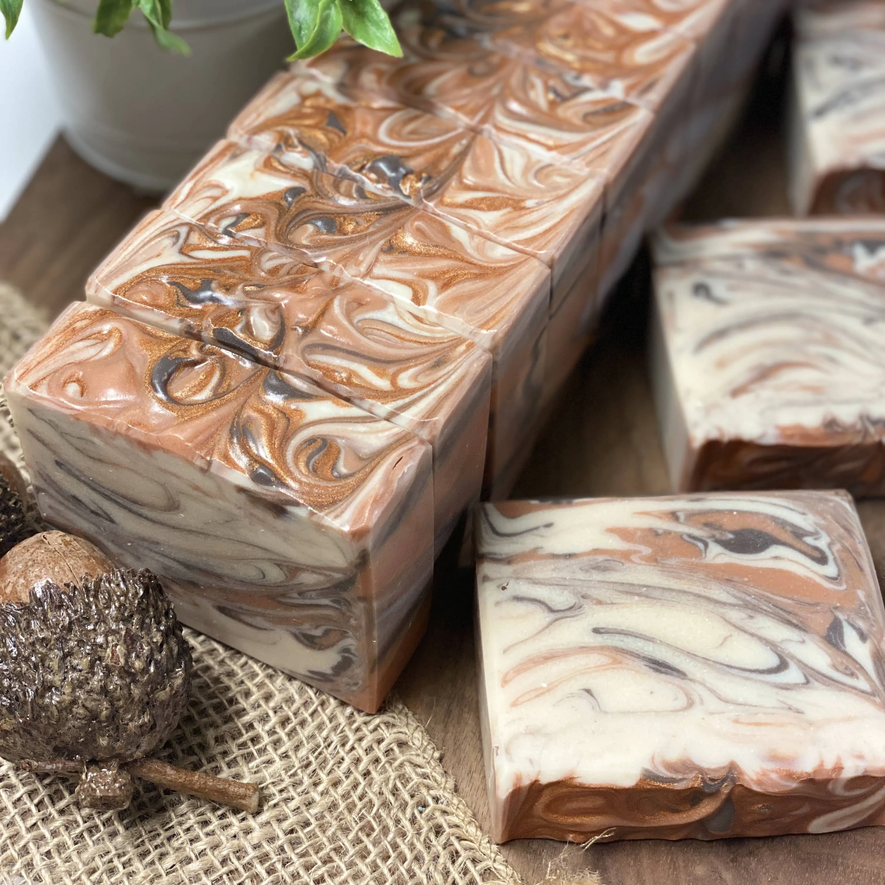 Teakwood ~ Handmade Cold Process Goat's Milk Bar Soap (For Him)