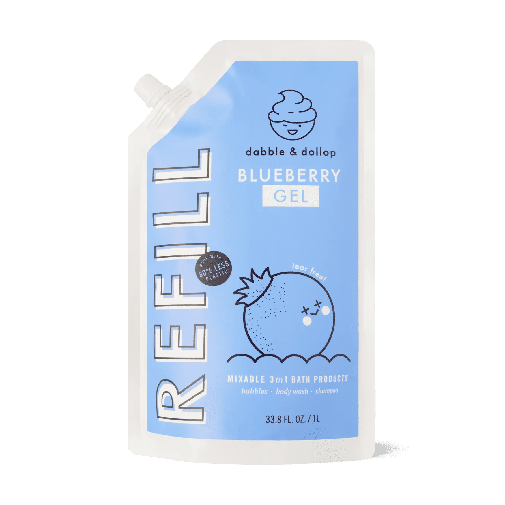Tear-Free Blueberry Shampoo & Body Wash