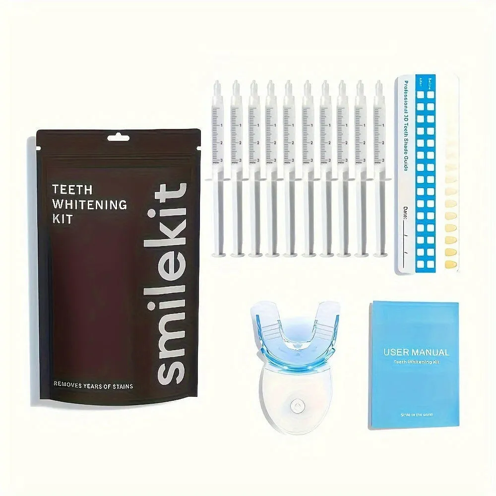 Teeth Whitening Kit with LED Light