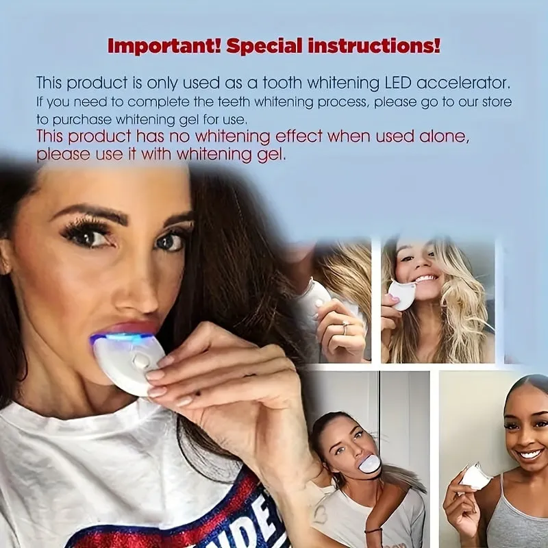 Teeth Whitening Kit with LED Light