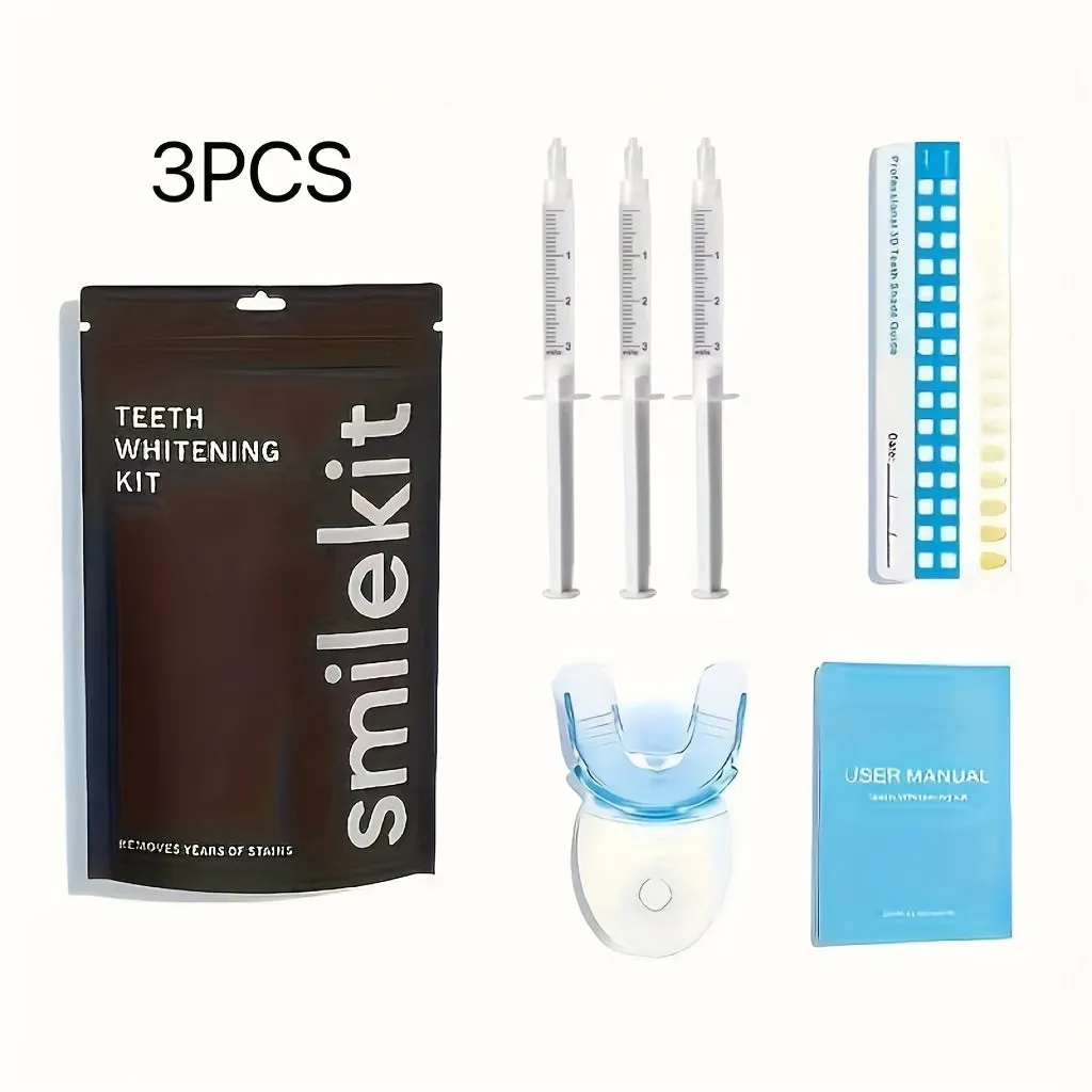 Teeth Whitening Kit with LED Light