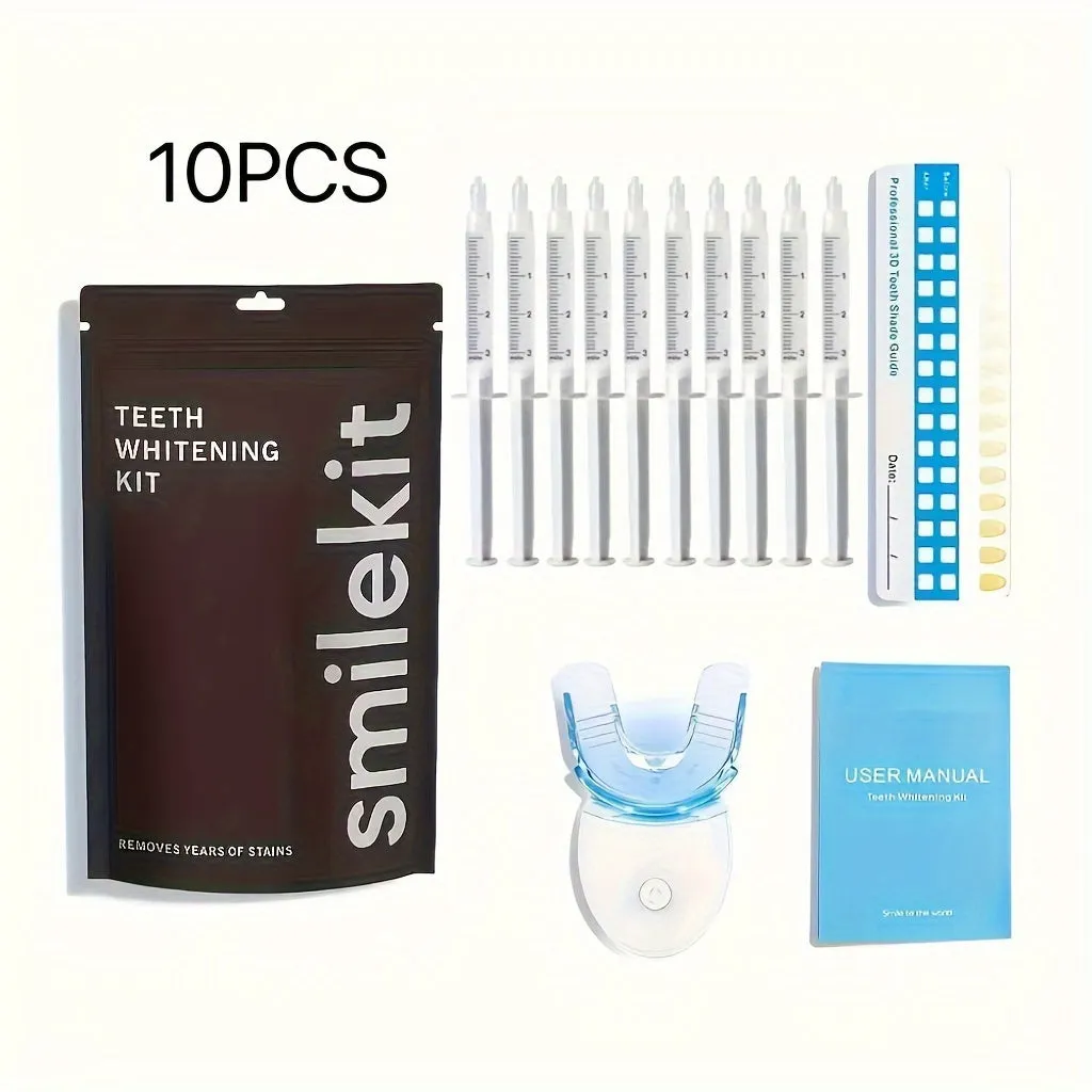 Teeth Whitening Kit with LED Light