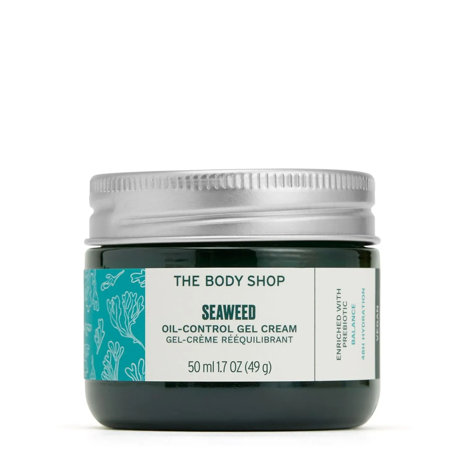 The Body Shop Seaweed Oil-Control Gel Cream  For Combination & Oily Skin  Hydrates, Balances & Mattifies  Vegan  1.7 oz
