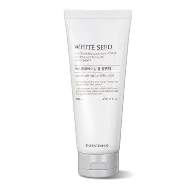 THE FACE SHOP WHITE SEED EXFOLIATING CLEANSING FOAM