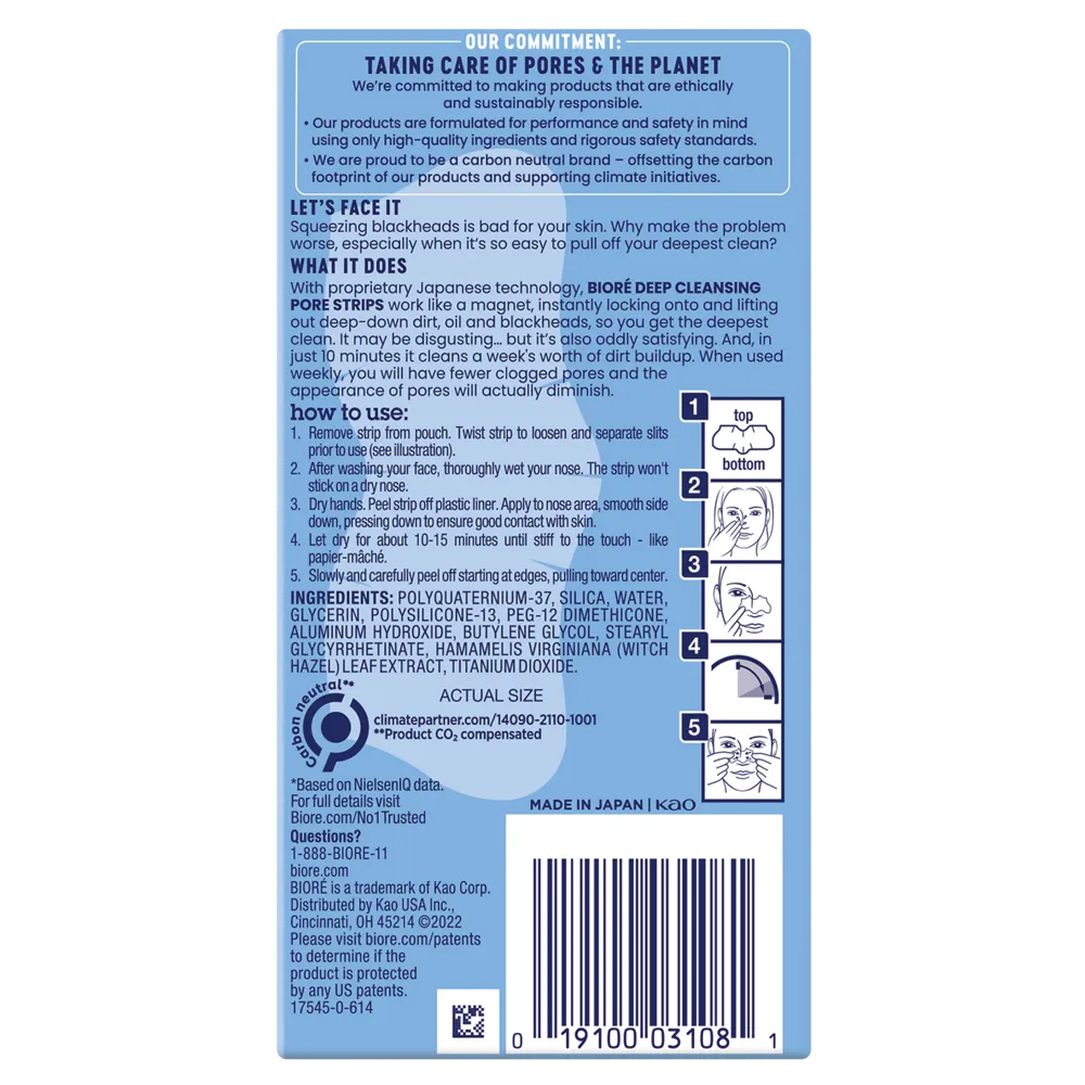The Original Deep Cleansing Pore Strips