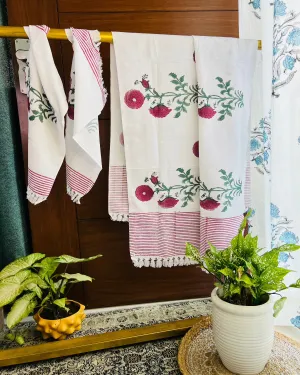 The Royal Block Bath and Hand Towel Set