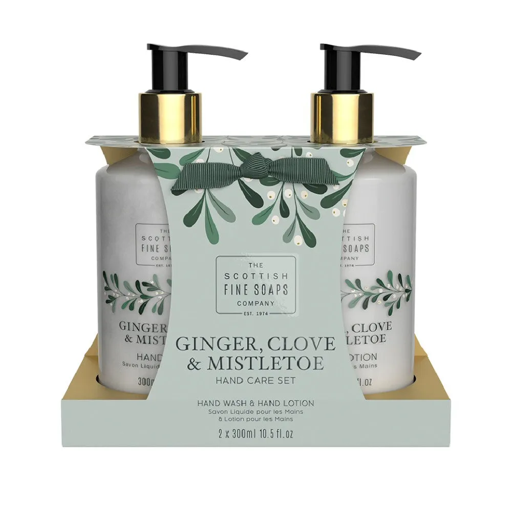 The Scottish Fine Soap Co 300ml Ginger Clove Mist Hand Care Set