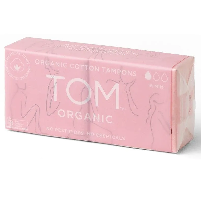 Tom Organic Cotton Tampons 16pk - Mini