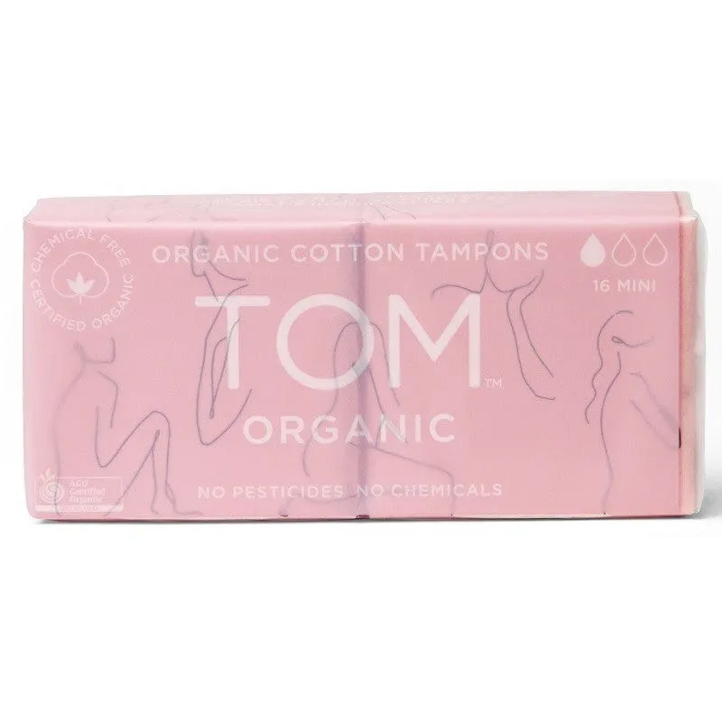 Tom Organic Cotton Tampons 16pk - Mini